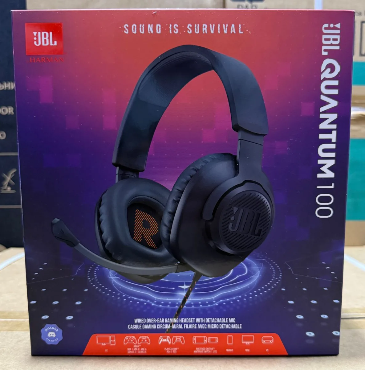 JBL Quantum 100 Pc/Gaming/Phone Headsets