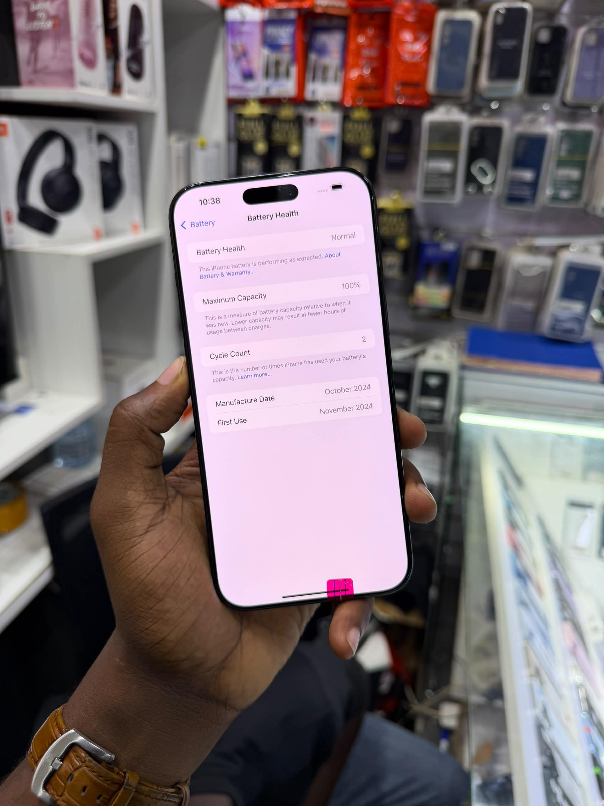 iPhone 16 Pro Max LLA 256GB Battery