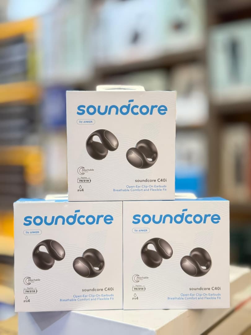 Anker Soundcore C40I Open Ear Clip On Earbuds 21 Hours Breathable Comfortable