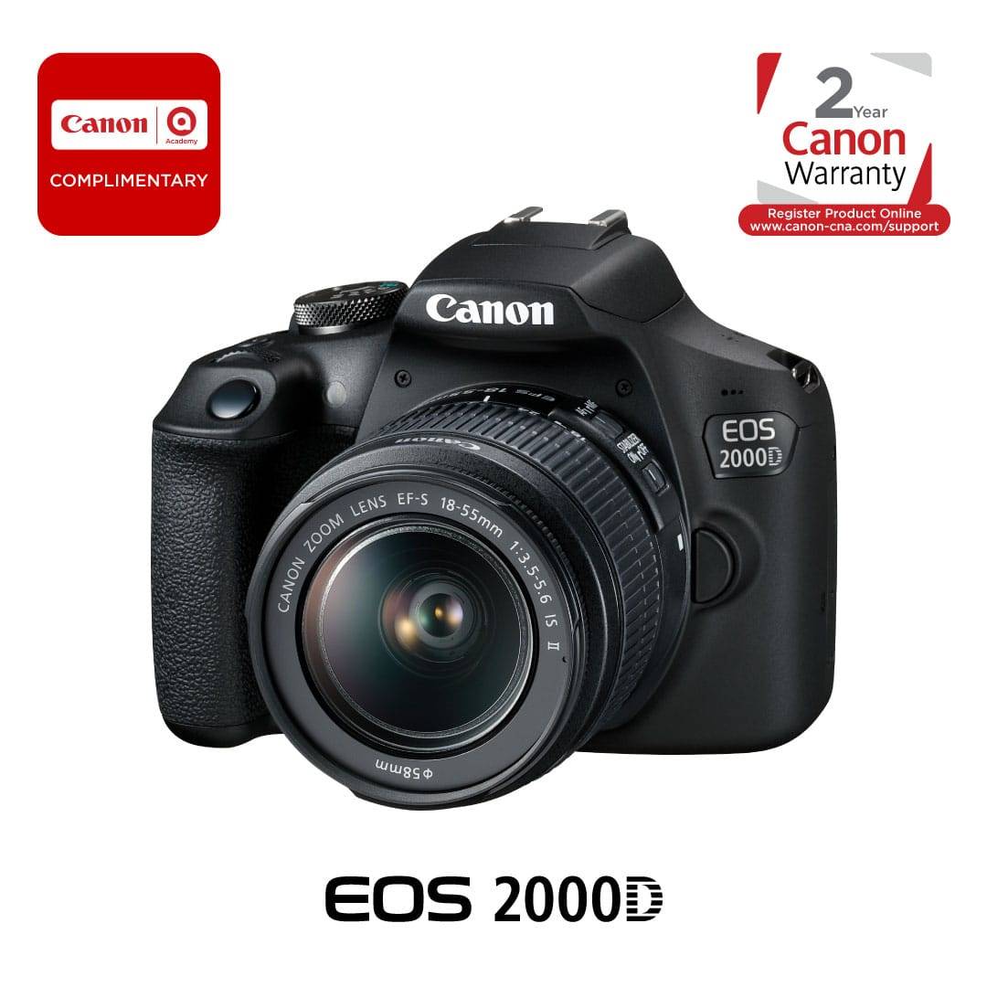 Canon Eos 2000D Dslr Camera 24.1Mp Aps C Cmos Sensor Digic 4+ Image Processor 3.0" 920K Do