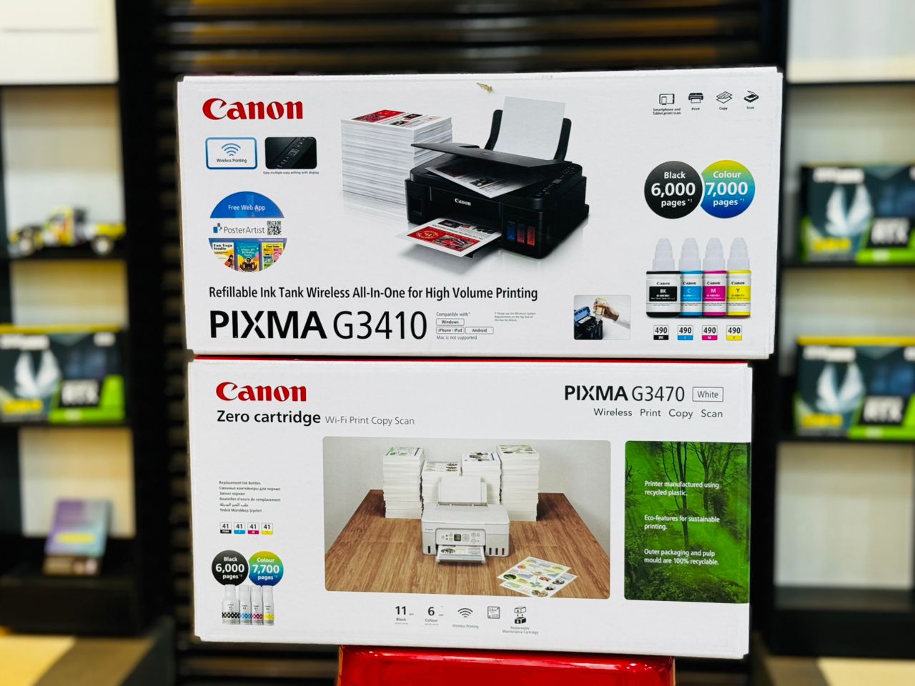 Canon Pixma G3410 3 In One Wireless Printer Scanner And Copy