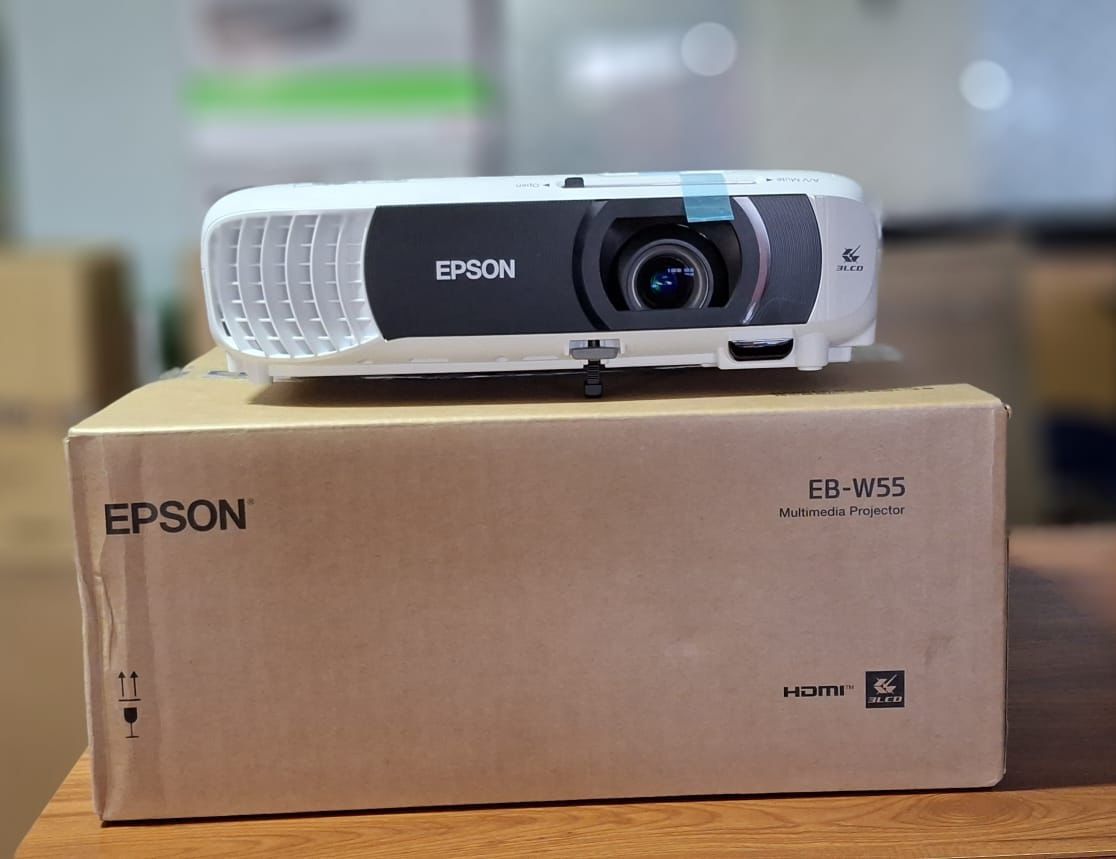 Epson Eb W55 Projector 4 000 Lumens Portable 3Lcd Wxga Projector It Offers High Contrast
