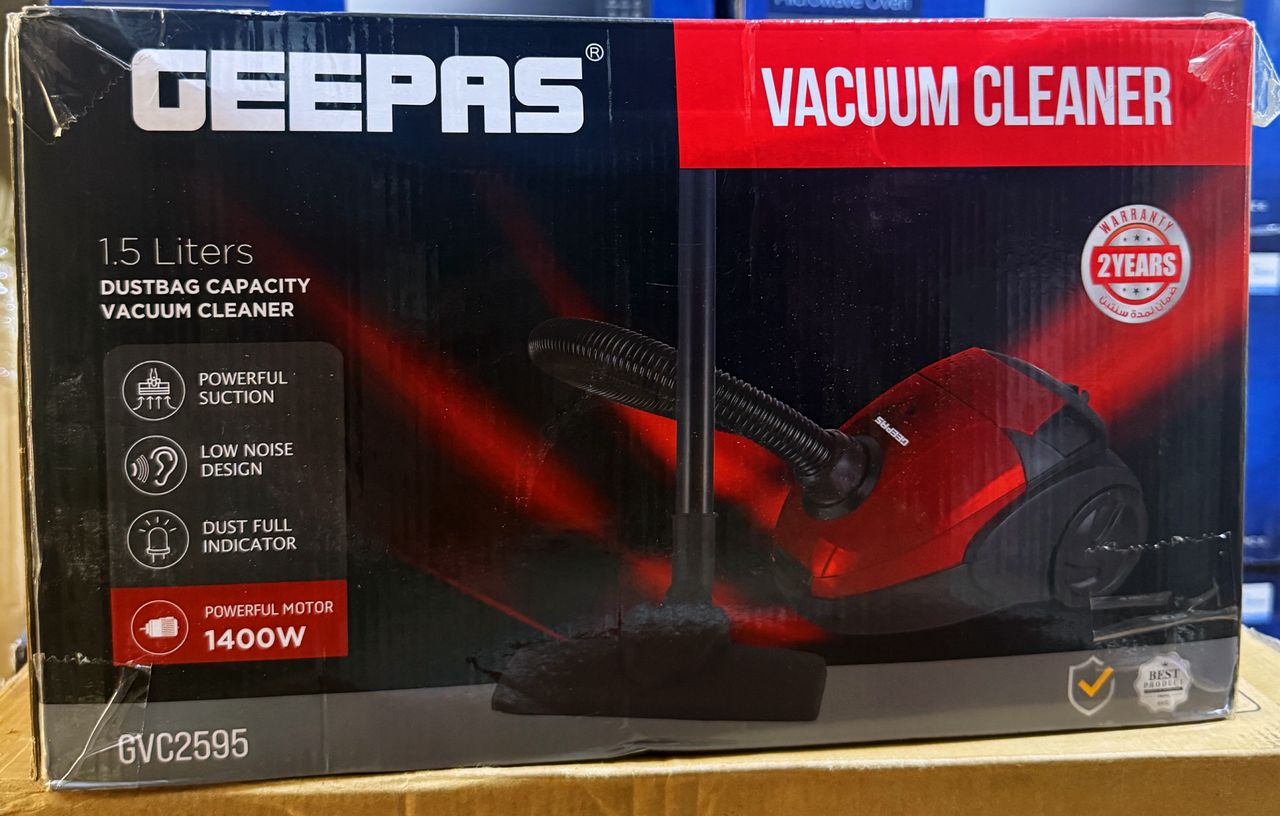 Geepas 1400W 1.5 Litre Vacuum Cleaner