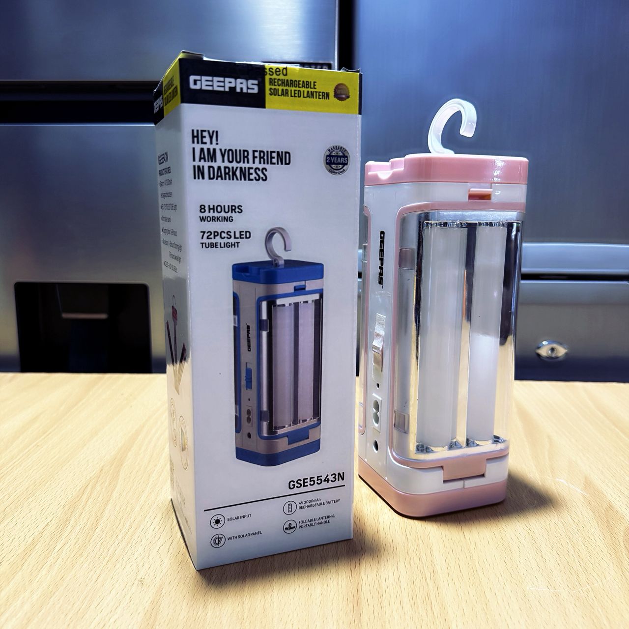 Geepas Rechargeable Solar LED Lantern