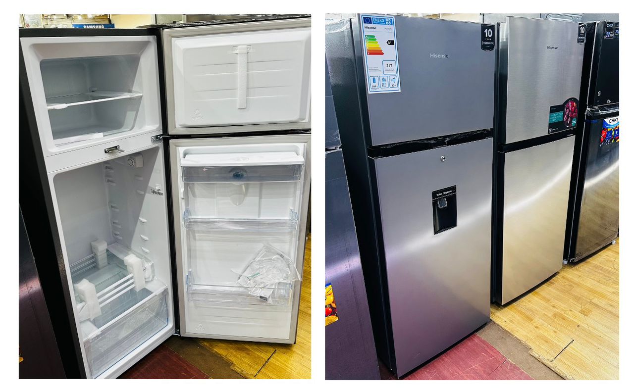 Hisense 270 Litre Double Door Fridge with Water Dispenser