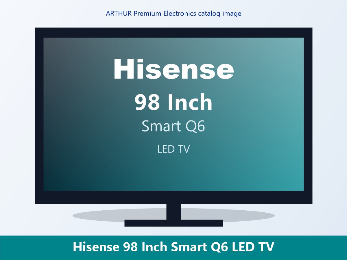 Hisense 98 Inch Smart Q6 LED TV