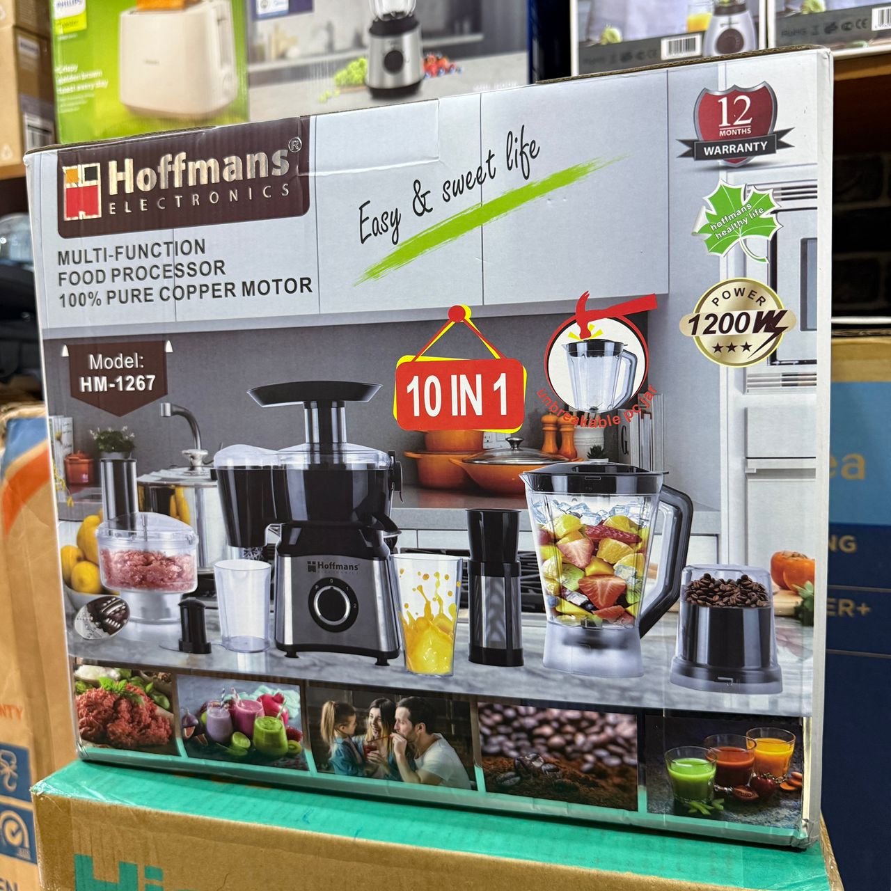 Hoffmans 10In1 Multifunction Food Processor