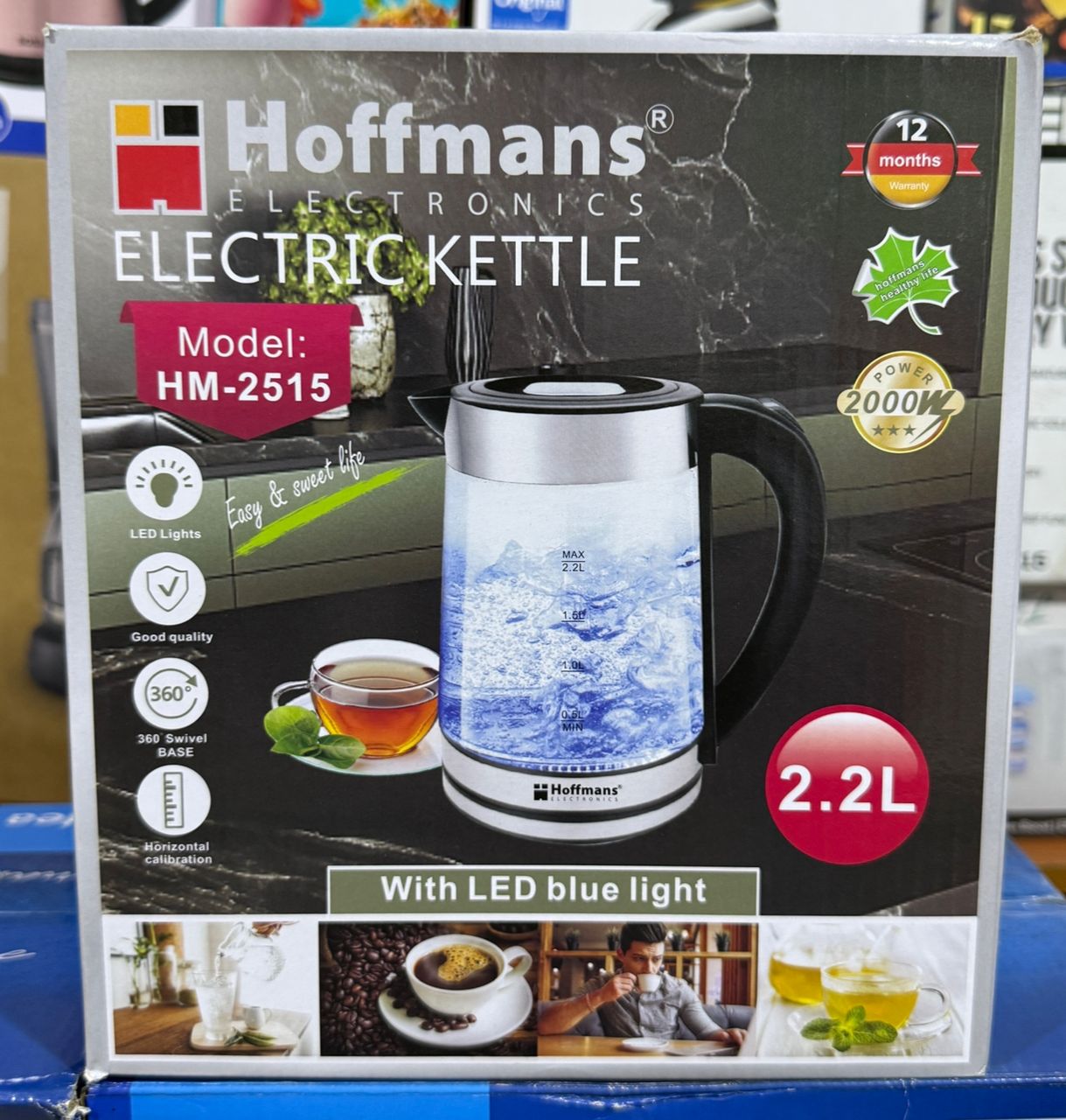 Hoffmans 2.2 Litres Kettles Each