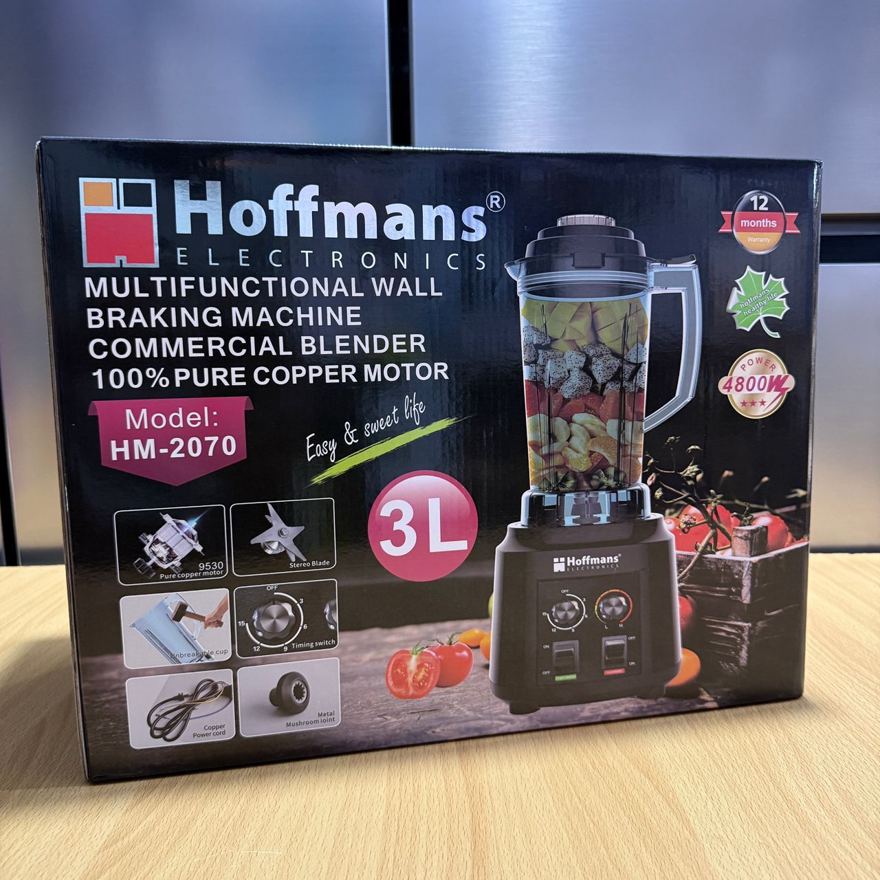 Hoffmans 3 Litre Commercial Blender
