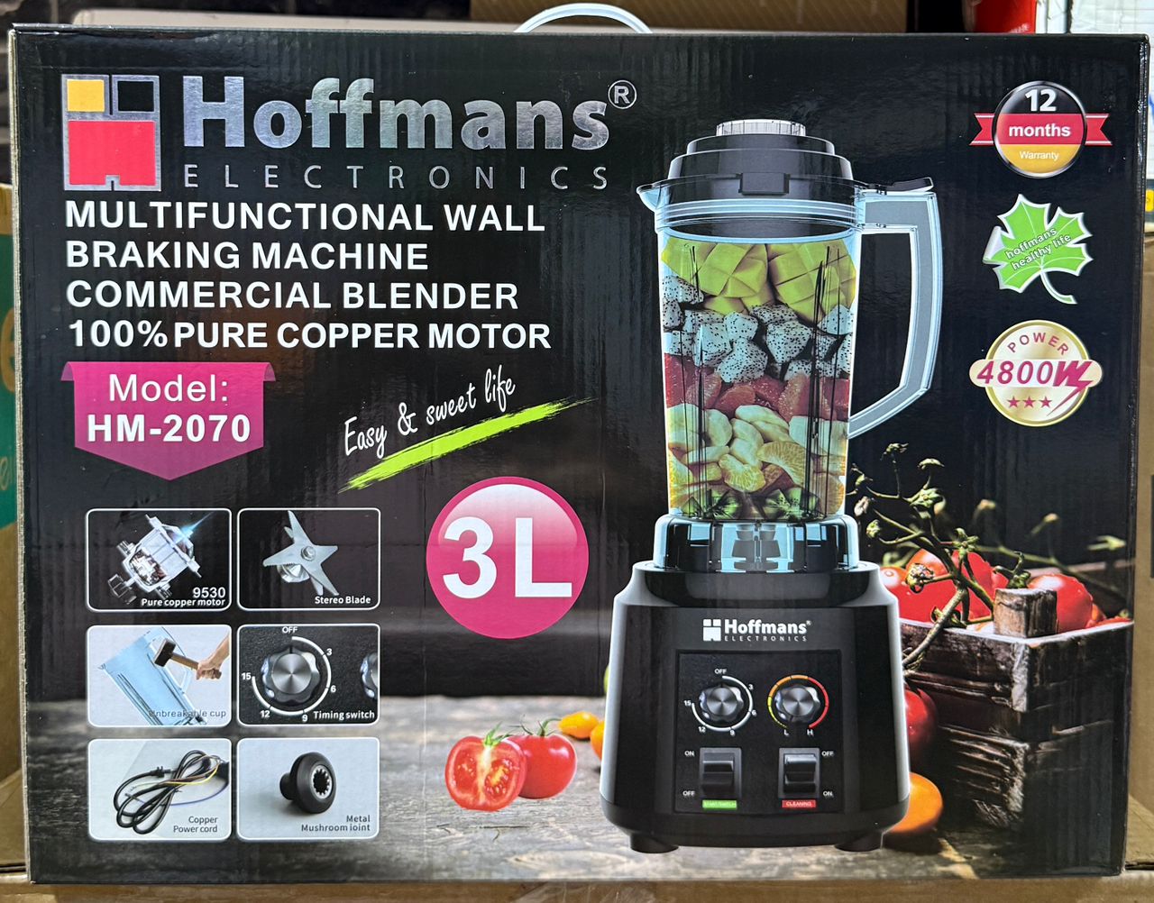Hoffmans 3 Litres Commercial Blender