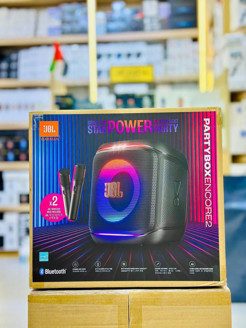Jbl Partybox Encore 2 Portable Bluetooth Speaker With