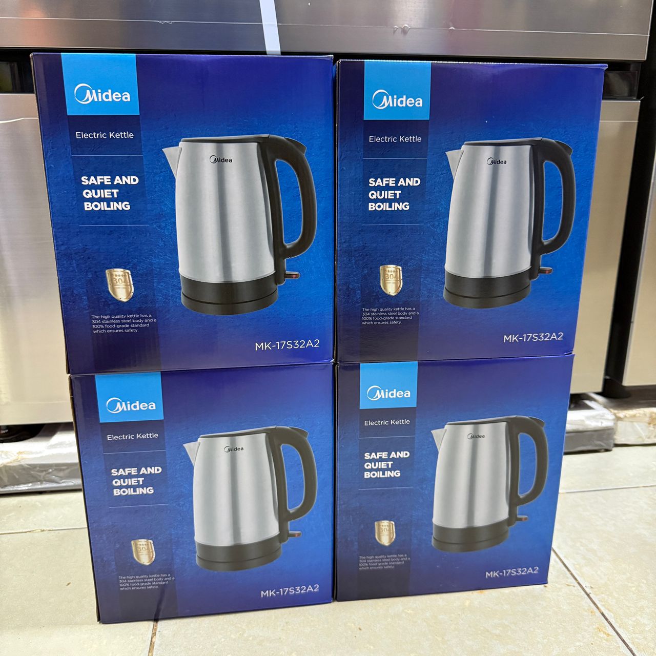 Midea 1.7 Litre Stainless Steel Kettle