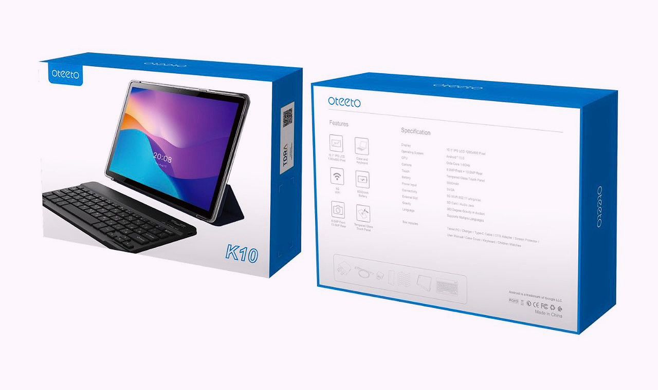 Oteeto K10 10.1Inch Tablet