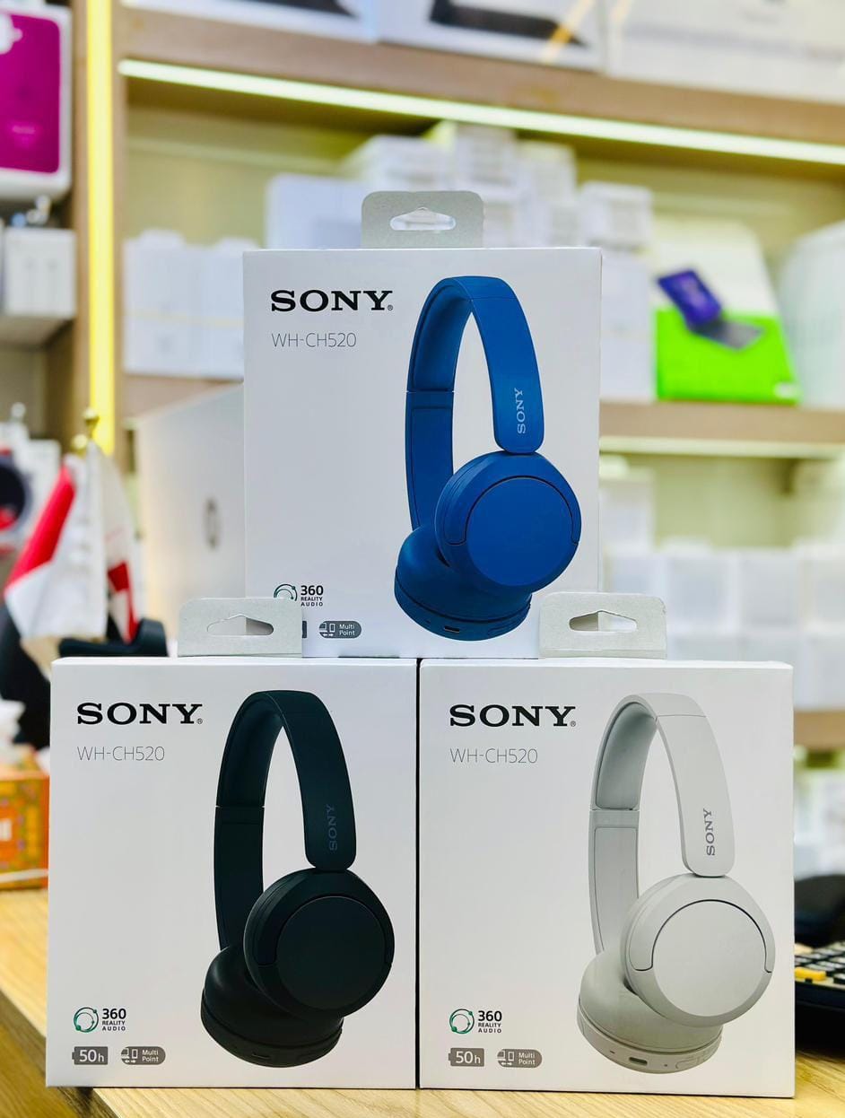 Sony Wh Ch520 Wireless Headphones 50Hours Battery Life Clearer Hands Free Calling Multipoi
