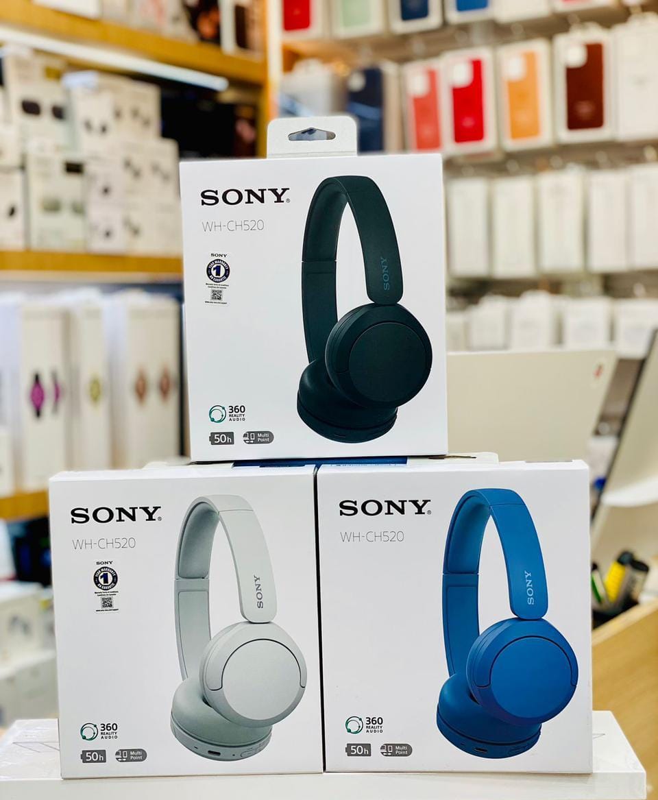 Sony Wh Ch520 Wireless Headphones Bluetooth On Ear Headset With Microphone