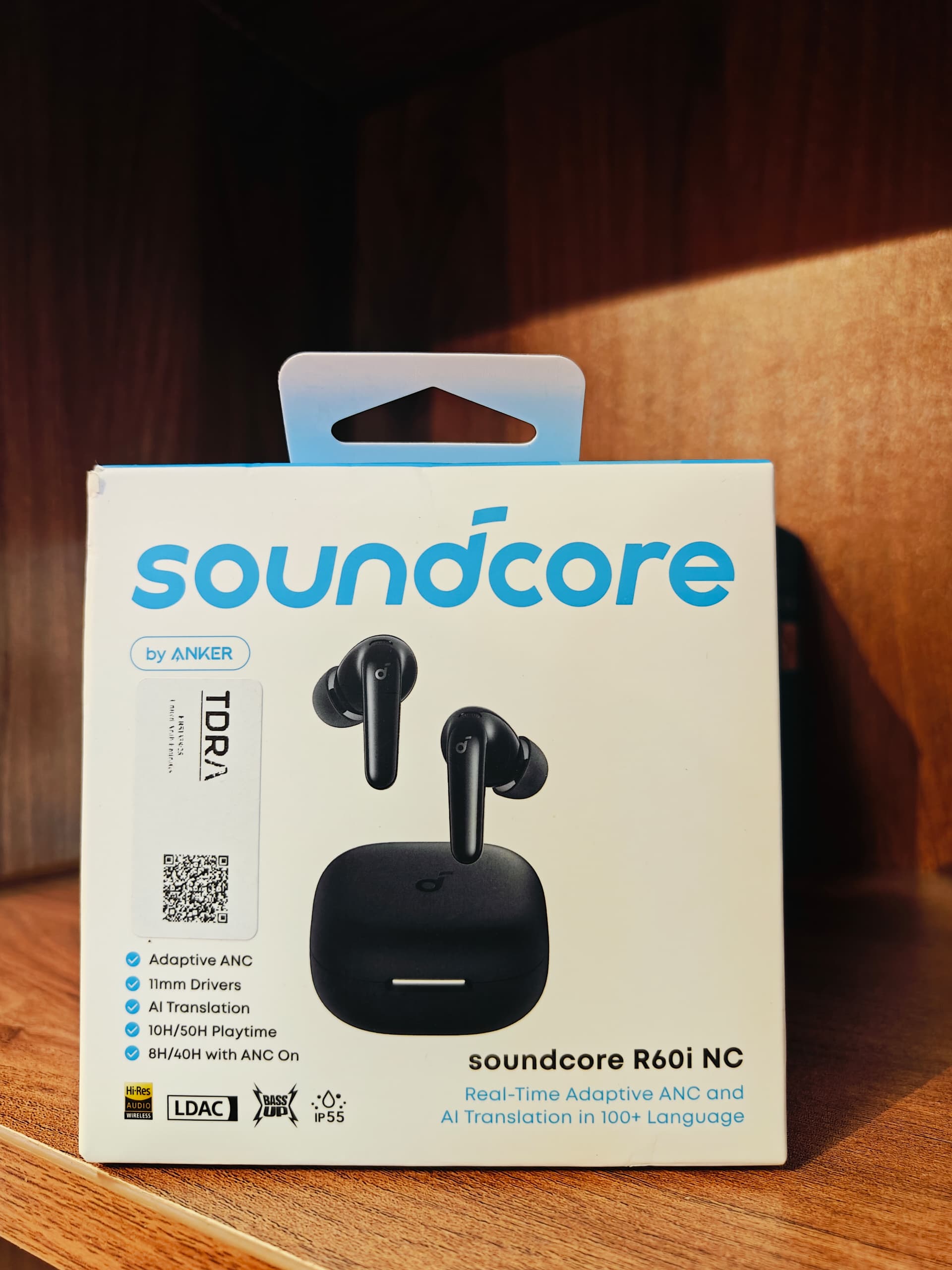 Soundcore R60I Nc By Anker Real Time Adaptive Noise Cancelling Hi Res Sound Translation Ea
