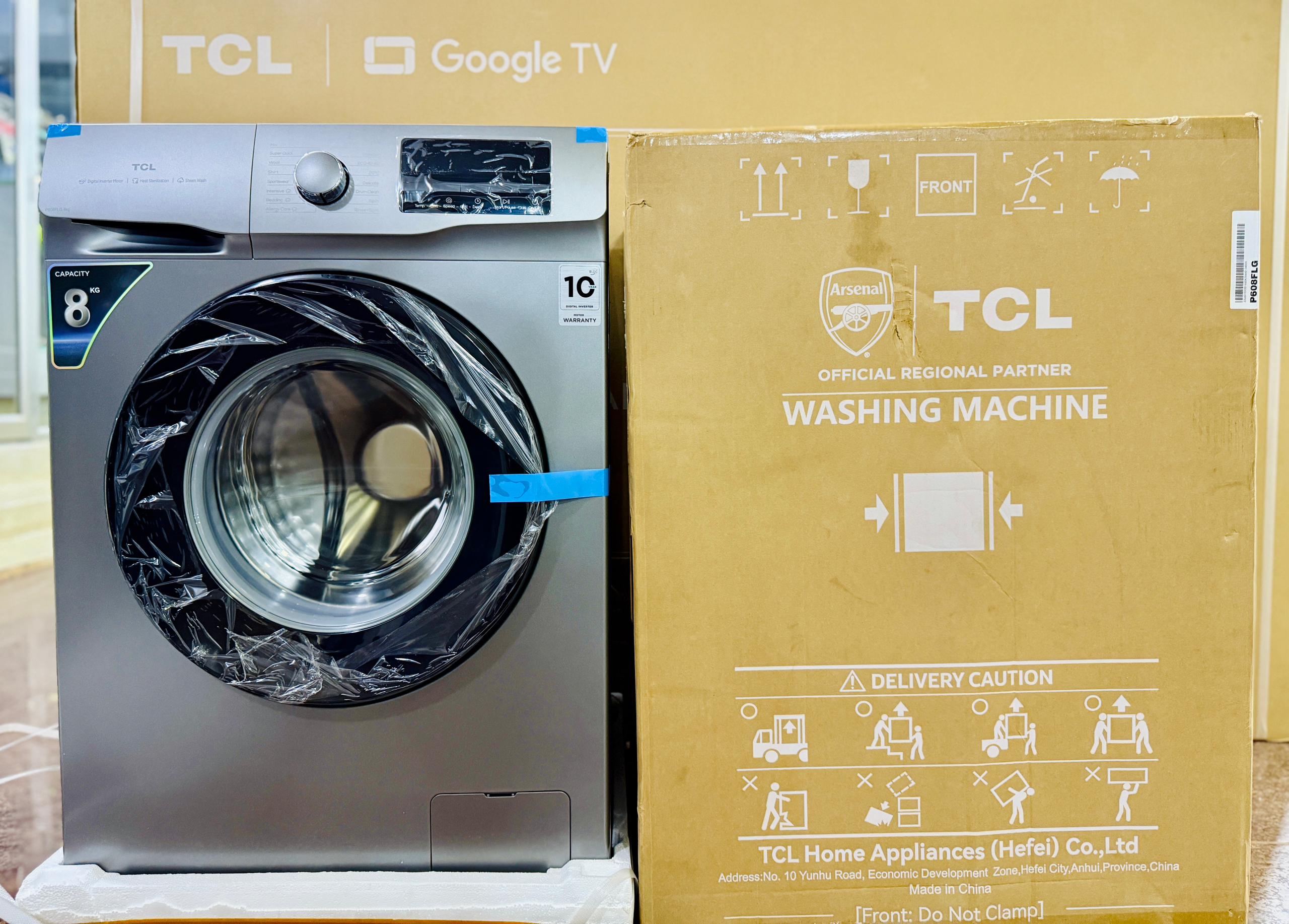 Tcl Washing Machine 8Kg Front Loader