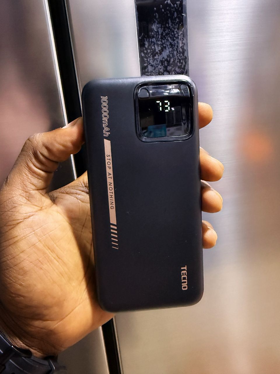 Tecno 10 000Mah Large Capacity Powerbank With 2 Inbuilt Cables
