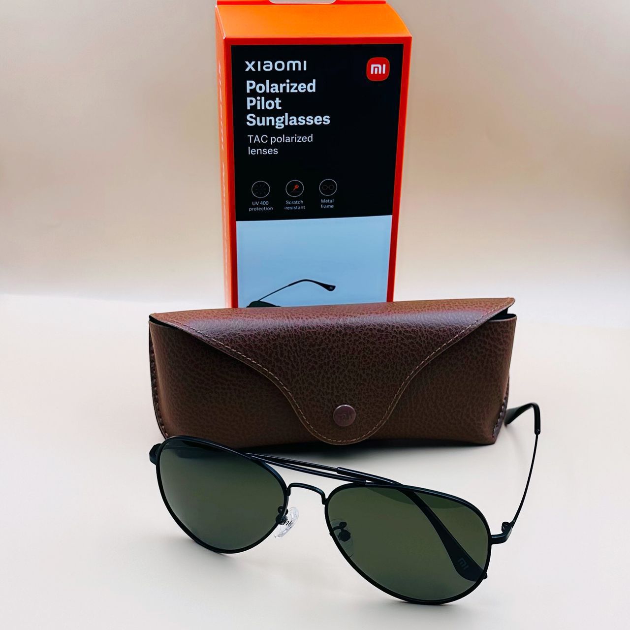 Xiaomi Polarized Pilot Sunglasses Tac Polarized Lenses Uv 400 Protection Scratch Resistant
